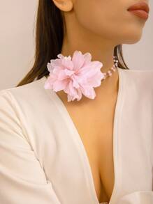 1 colar floral elegante boêmio da moda para mulheres