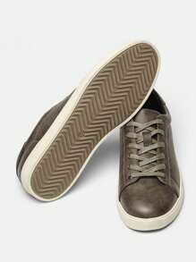 Zapatos clásicos retro de skate para hombres, con suela de goma, cómodos tenis planos deportivos para uso diario y transporte del estudiante