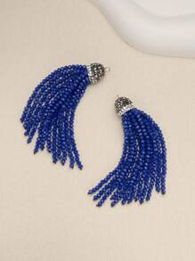 1PC Bohemian Style Crystal Diamond Hat Tassel DIY Pendant For Jewelry Making For Women Can Use For Earring Necklace