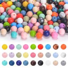 100 Stücke Großpack gemischte Silikonperlen Set (12 mm Standard) - professionelle DIY-Schmuckherstellung Zubehör für Armbänder/Anhänger/Schlüsselanhänger/Ausweisbänder | Riesiges Bastelset mit Perlenhalter & Modeschmuckperlen (Klassenraum Set/Stressabbau Geschenk)