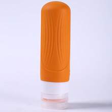 1pc Silicone Travel Refillable Bottle, Portable 90ml Containers For Shampoo, Body Wash, Lotion