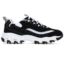 Skechers Giày thể thao buộc dây thời trang D'LITES 1.0 dành cho nam, giày thể thao nhẹ và thoải mái, 894129-BKW - Đen/trắng - Xem 5
