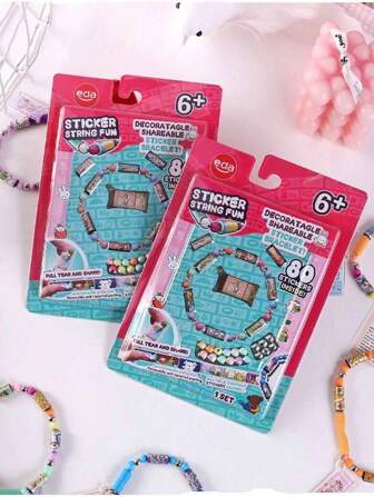 80/160pcs/Pack Creative Hot-Selling Bracelet Stickers, Multi-Functional Bracelet Sticker Album For DIY, Daily Decoration, School Supplies, Christmas Gift / Xmas Gift / New Year 2026