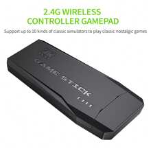 Wireless Mini Retro Video Games Console, Wireless Control Retro Game Stick Built-In 9 Emulators, 32G With 10K+Games / 64G With 20K+ Games, 4K HD-MI Output 2.4GHz Wireless Gaming Console, Retro Video Games Console For TV & Display Plug And Play