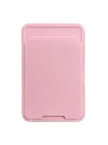 1 pieza Funda de teléfono con portacards independiente, parte trasera adhesiva adecuada para varios modelos de teléfonos, ranura para tarjetas, portacards