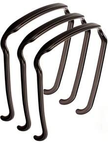 1/2/3条装玳瑁纹弹力发圈，防滑高弹发箍，适合戴眼镜人士，光泽无压迫感发饰，适合旅行/化妆/日常使用，女士必备时尚发饰，发箍，发饰，发绳 - 多色#1 - 查看 14