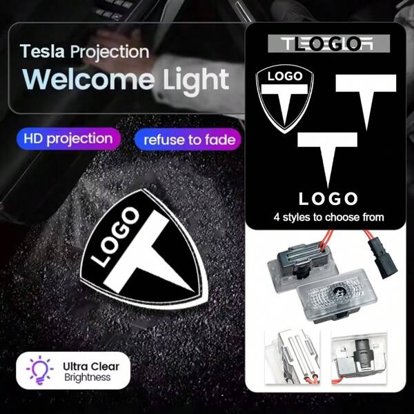 laky 2Pcs For S X 3 2018-2023 2024 Car Door Ghost Shadow Courtesy Welcome Lights High Definition Projector Floor Lamp