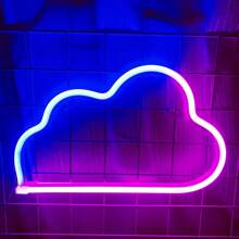 1 pièce Enseigne au néon tête de vache rose 11x10x0,7 po environ 28x25,5x1,8 cm Lumière décorative à LED, alimentée par batterie ou USB (flamme, nuage, éclair, pont arc-en-ciel) Lumière néon pour bureau ou décoration murale, toile de fond pour diffusion en direct d'influenceur, convient pour la chambre, la maison, les fêtes, les anniversaires, les demandes en mariage, la Saint-Valentin, la Fête des mères, la décoration de Noël