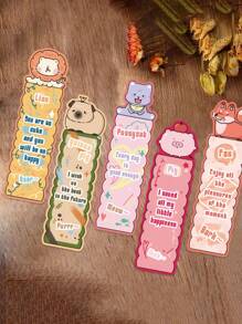 31pcs/Set Colorful Animal Themed Bookmarks, Suitable For Students, Animal Party Gifts, Teenagers Book Lovers, Minimalist & Artistic Style, Comes With Neutral Pens, Great For Classroom Gifts School Supplies,Back To School