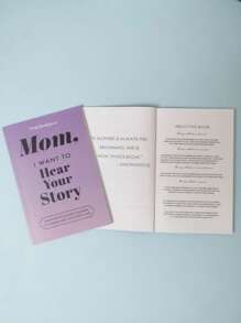 1pc Blue Cover Dad, I Want To Hear Your Story. As A Father's Day Gift Notepad Back To School