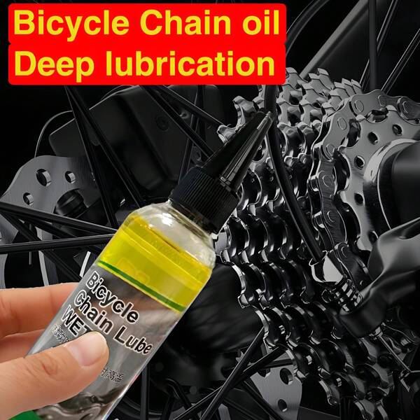 Bicycle Lubricating Oil - Bike Maintenance Oil, Waterproof, Rust Removal, Suitable For Mountain Bikes, Road Bikes, Bicycle Chains, Multi-Purpose Lubricating Grease, Front And Rear Suspension Rust Prevention Dust Oil, Bicycle Repair Parts