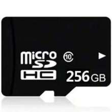 1 cartão TF/SD para armazenamento, alta capacidade 256 GB/128 GB/64 GB/32 GB/16 GB, compatível com computador, câmera digital, câmera de segurança, áudio, câmera de painel, smartphone, etc.