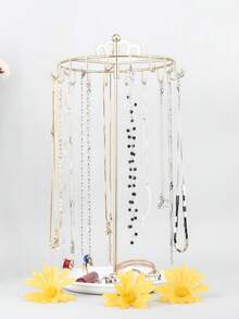 多功能一体式可拆卸项链展示架 - 金属首饰架，可用于展示手链、脚链和各种首饰 - 非常适合展览展位，也适合展示女士返校季首饰礼物，同时也是完美的 情人节礼物。 - 彩色 - 查看 7