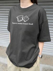 Women T-Shirts - 深灰 - 查看 1