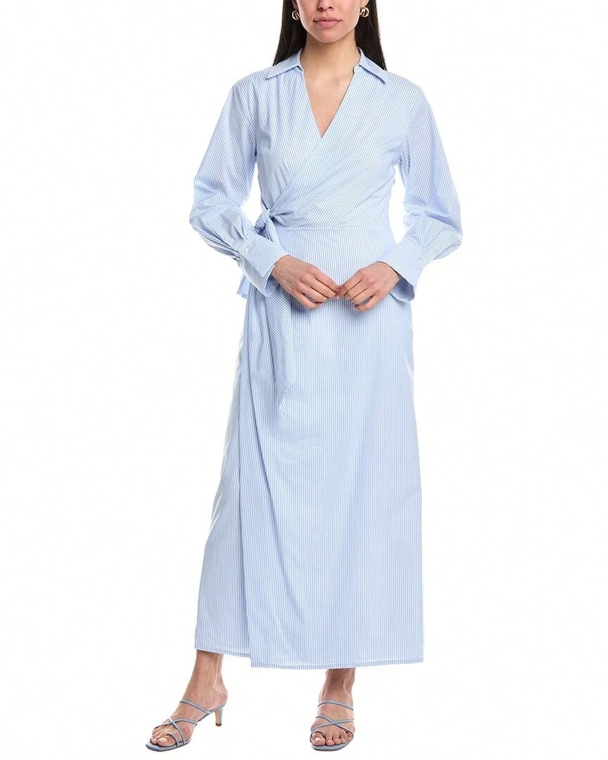 SIMKHAI Briar Midi Dress - Màu xanh lam - Xem 1