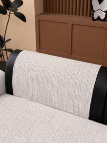 1pc All-Season Sofa Cushion Cover, Modern Minimalist Anti-Slip Sofa Seat Pad, Dust-Proof & Washable Sofa Slipcover For Bedroom, Office, Living Room, L-Shaped Sofa, 1-2-3-4 Seater Sofa, Gray, Soft, Colorfast, Pet-Friendly