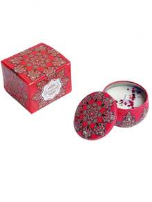 香薰套装，自制大豆蜡烛杯，用于婚礼和节日装饰的花蜡烛，送给家人和朋友的完美礼物，生日、情人节或母亲节旅行用的香薰蜡烛锡罐，香薰礼盒，房间装饰，毕业礼物