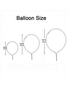 180pcs Beige, Coffee, Brown Balloon Arch Decoration Set, Suitable For Birthday Party, Baby Shower, Christening, Country Wedding, Bridal Shower And More Occasions - Multicolor - View 5