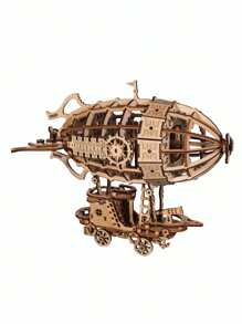 Puzzle drewniane 3D, zestawy modeli sterowców dla dorosłych, zestaw do budowy modeli, łamigłówka dla dorosłych do budowy rękodzieła mechanicznego