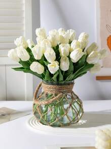 3/1 Stück künstliche Tulpe, PU-Tulpe, feuchtigkeitsspendende künstliche Tulpen für Fotografie, Dekoration, Haus, Garten, Hochzeit, Party, Muttertag, Ostern, Geburtstag, Frühling und Sommer, Heim, Schlafzimmer, Vase, künstliche Blumen, Outdoor Gartendekoration, Hochzeitsartikel, Partyzubehör