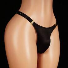 Men's Panties Femboy Thong Underwear Jockstrap Lingerie-DressersChristmas LYFX - 黑色 - 查看 3