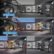 SWVW 4G 太阳能 IP 摄像机 4G CCTV 12MP 双镜头三屏 PTZ 自动跟踪 6K 好奇安全监控 V380 Pro 摄像机，4G 室外和室内安全家用摄像机，无线 4G 摄像机，IP 摄像机，PTZ 摄像机，环形摄像机，智能室外室内 PTZ IP 监控摄像机，自动跟踪， - 4G SIM卡 攝影機 - 查看 8