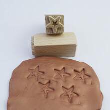2cm Square Clay Texture Stamp Block Pottery Ceramic Embossing Stamping Seal For Polymer Clay Impression Art Hobby Tool