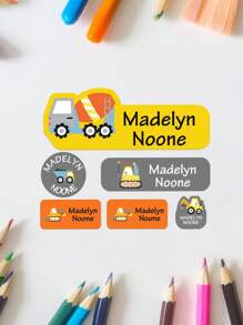 Stick On Name Labels, School Name Stickers, School Name Tags, Children's Name Labels For Clothes, Pink Name Labels,Lunch Box Sticker, Back To School,Name Label Pack,Waterproof Labels,Daycare Labels,School Labels,Name Stickers,Bottle Labels,Camp Labels,Custom Labels