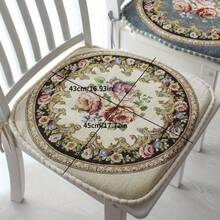 وسادة كرسي على الطراز الصيني التقليدي، وسادة مريحة للمكتب والمنزل وكرسي المائدة، وسادة سميكة دافئة لكرسي المكتب، ديكور المكتب وغرفة المعيشة - متعدد الألوان - مشاهدة 5