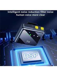 Wireless Lavalier Microphone With Noise Reduction Function For Type-C/IOS Mobile Phone - Ios 2em1 - View 6