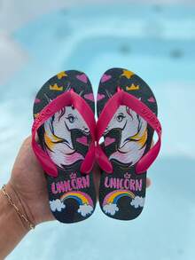 Best Selling Girls' Flip Flops Promotion - Black - View 1
