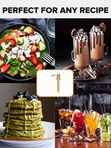 1/2/3/4pcs Coffee Syrup Dispenser, No Drip Jam And Syrup Pump Dispenser For Syrup Bottles, Edible Oil, Hand Soap, Bathroom Cleaner, Home & Coffee Bar Organizer, Coffee Bar Accessor