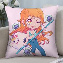 1pc One Anime Cool Pieces Pillowcase Pillow Cover Sofa Decoration Gift Home Print Cushion Cover