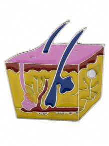 Creative Personalized Hair Clips, Capillary Structure Geometric Metal Brooch Pins Decorative Accessory