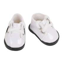 1 双 17 厘米 LBB 鞋，纯色平底鞋，可爱时尚的娃娃鞋，适合搭配娃娃连衣裙、短裤，非常适合第一代和第二代 LLabubu、女孩和学生娃娃配饰、节日派对、生日礼物 - SH-0224 - 查看 5