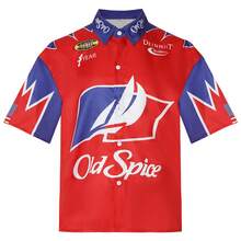 Talladega Nights Ricky Bobby Short Sleeve Shirt Racing Suit With Hooded Shirt Cycling Cosplay - Multicolor - View 15