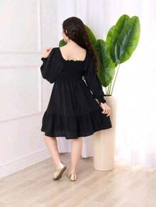 Girls Dresses - Black - View 2