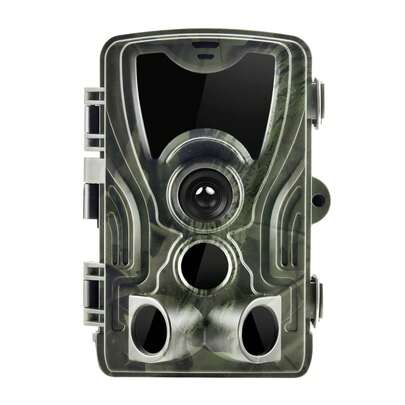 Wildlife Camera, 16MP Trail Camera With Night Vision Motion Activated And Waterproof, 2.7K Stream Game Camera With 120 Degrees Wide Angle Of View For Garden