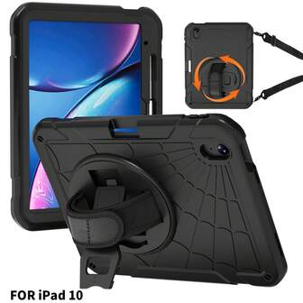 1ชิ้น เคสป้องกันสำหรับ IPad รุ่นที่ 10/9/8/7/6/5 Gen 11"/10.9"/10.2"/9.7"/8.3"/7.9", เคสป้องกันแท็บเล็ต IPad รุ่นที่ 10 Gen 10.9" พร้อมช่องใส่ดินสอ, สายคล้องมือหมุนได้ 360° และขาตั้ง, เข้ากันได้กับ IPad Mini 6, Mini 7, 8.3", IPad Pro 11", IPad Air 2/Pro/5/6, 9.7", IPad รุ่นที่ 7/8/9 Gen 10.2", IPad (A16) 11" รุ่นที่ 11 Gen (2025), IPad 11(A16 2025) (สีแดง+สีน้ำเงิน)