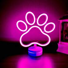 1 pièce Enseigne au néon tête de vache rose 11x10x0,7 po environ 28x25,5x1,8 cm Lumière décorative à LED, alimentée par batterie ou USB (flamme, nuage, éclair, pont arc-en-ciel) Lumière néon pour bureau ou décoration murale, toile de fond pour diffusion en direct d'influenceur, convient pour la chambre, la maison, les fêtes, les anniversaires, les demandes en mariage, la Saint-Valentin, la Fête des mères, la décoration de Noël