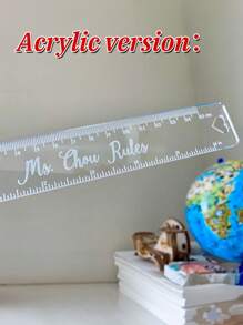 Custom Personalized Reading Aid With Ruler Made Of Wood Gift For School Enrollment With Name First Grade School Start School Cone Personalized,Back To School,School Supplies