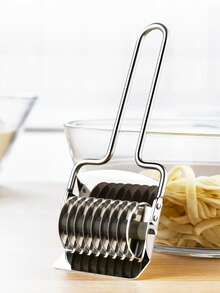 1 件多功能不锈钢面条切割器、香草和葱切片器、手持式面条制作器厨房工具