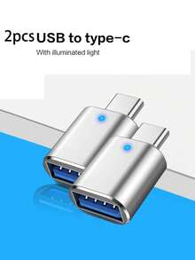 Reletech 1/3 Type-C 转接器 OTG USB 转 Type-C 手机平板 C 口转接器 U 盘车载转换器， - 銀色 - 查看 10
