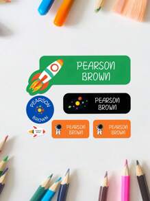 Stick On Name Labels, School Name Stickers, School Name Tags, Children's Name Labels For Clothes, Pink Name Labels,Lunch Box Sticker, Back To School,Name Label Pack,Waterproof Labels,Daycare Labels,School Labels,Name Stickers,Bottle Labels,Camp Labels,Custom Labels