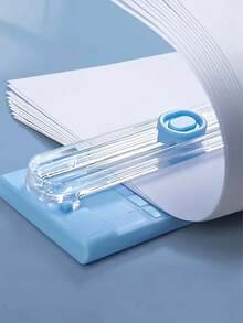 1pc Double-Edged A4/A5 Paper Cutter, Portable Office Paper Cutting Tools For Cutting Paper And Photos, Photo Trimmer Cutter Scrapbook Trimmer Lightweight Cutter Office Supplies Back To School Season,School Supplies - Multicolor - View 7