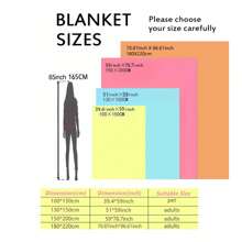 1pc New Music Youngsters On The Band Graphic Throw Blanket - Soft Flannel Lightweight Blanket For Sofa And Bed Decoration, 60in X 50in, 297gsm Single-Side Digital Printing, Four-Season Polyester Blended, Mixed Colors, Charming Style