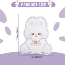 Bolsa de Água Quente com Capa Macia e Felpuda, Garrafa de Água Quente Pequena de 350ml, Bolsa de Água Quente Pequena de PVC com Capa de Fleece Macio para Aquecer as Mãos e os Pés, Aliviar o Pescoço e os Ombros de Mulheres e Idosos