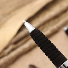 迷你短款便携口袋笔，黄铜EVA笔身，书写舒适，1.0mm墨水笔芯，112mm/4英寸短小精悍，适用于口袋笔记本、记事本、学校和办公室使用。 - EVA21 - 查看 7