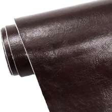 54inch Vintage Oil-Wax Self-Adhesive Leather Patch – Durable Peel And Stick Faux Leather Repair Tape For Sofa, Couch, Car Seat, Furniture, Dashboard, Notebook – Matte Finish, Easy To Cut, No Residue (Brown/Black)