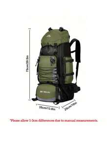 Mochila de viagem de 90L, mochila de acampamento de grande capacidade, mochilas de escalada para montanhismo, esportes ao ar livre, caminhadas, bolsas de ombro